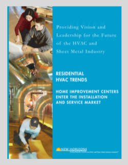 Cover Sheet - Residential HVAC Trends. Home Improvement Centers and Installation Service Market