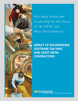 Cover Sheet - Impact of Incompatible Software on HVAC & Sheet Metal Contractors