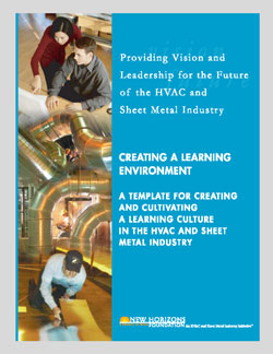 Cover Sheet - Creating a Learning Environment. Template for Creating Culture in HVAC & Sheet Metal