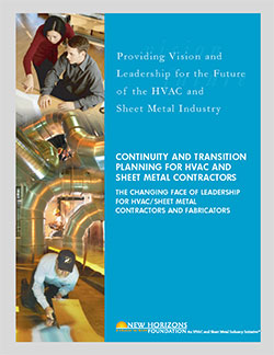 Continuity and Transition Planning for HVAC and Sheet Metal Contractors