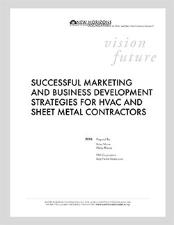 Cover Sheet - Marketing & Business Development Strategies for HVAC & Sheet Metal Contractors