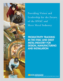 Productivity Tracking in the HVAC & Sheet Metal Industry for Design, Manufacturing and Installation