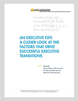 An Executive Exit: Succession Strategies